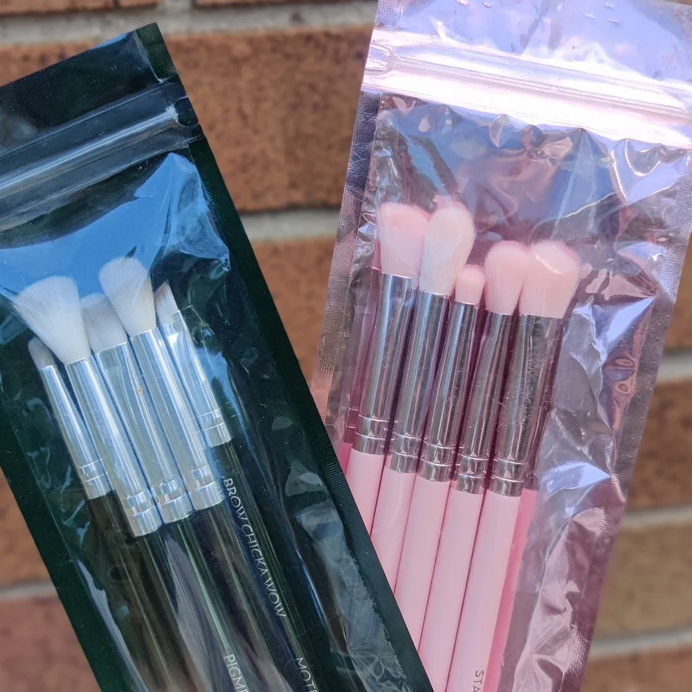 2 NEW MOTD Eye And Eyebrow Makeup Brush Sets